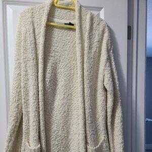 Forever 21 White Knitted Jacket